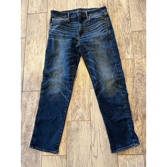 American Eagle Airflex + Jeans Temp Tech 30 x 32 Athletic Straight Leg 30x32 AEO - Picture 1 of 9